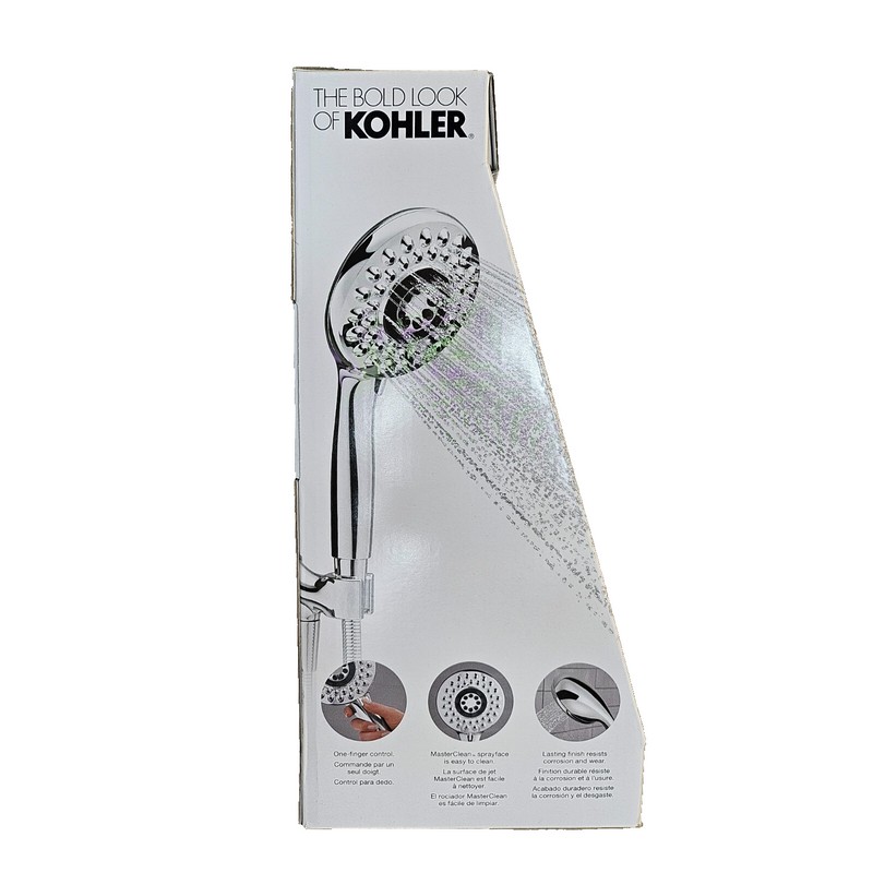 Kohler R75566-G-CP Enlighten Multi-Function Hand Shower Head - Polished Chrome