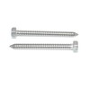 Hexagon Tapping Screws 8 x 70 6 Pieces Stainless Steel