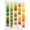 DMC Embroidery Thread Color Swatch Book with Real Swatch W100B