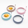 4-Pack Nordic Silicone Egg Rings, Non-Stick Egg Mold - 4
