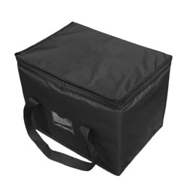 Insulated Food Delivery Bag –Thermal Carrier for Hot & Cold Food, Zippered, Lightweight, Ideal for Catering, Takeout, and Food Delivery