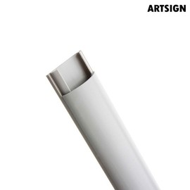 Solomon Shop [오늘출고] 아트사인 반달 전선몰딩 회색 소 2개입/5743/전선줄정리 [Today Shipping] Artsign Half Moon Cable Molding Gray Small 2-Pack/5743/Cable Management