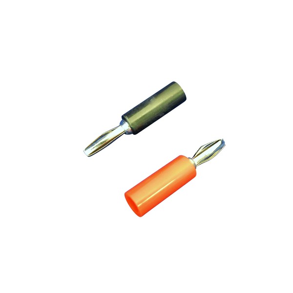 Ajax Scientific EL018-0040 2 Piece Banana Plug Set, 40 mm