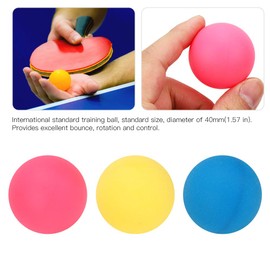 Keenso 6pcs/set ping pong training ball, ABS plastic ball, table tennis balls, for ping pong training sports, great elasticity, excellent bounce, for adults and children, all level players.