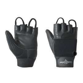 Globaleather Classic Fingerless Black Wheelchair Glove (Small) GSGBLN