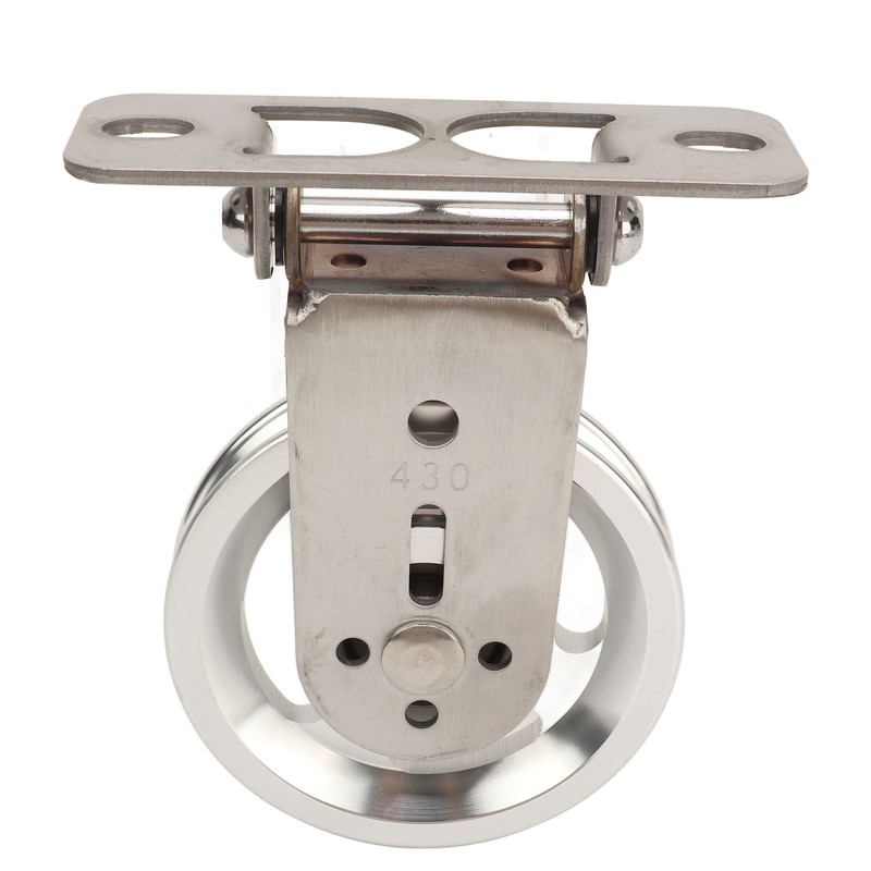 Pulley Wheel Bidirectional Rust Proof Silent Rotation Traction Wheel for
