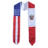 Del Mex Country and USA Flag Graduation Stole Sash International