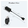3-Piece USB Cable LED Smart Charging Light Alarm Suitable for