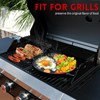 GGC Cast Iron Reversible Griddle, 12 inch Griddle Pan for