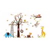 DaraBaby Vinil Decorativo Infantil Cuarto Estancia Arbol Zoologico