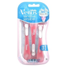 Gillette Venus Maquinillas de afeitar desechables sensibles, 3 unidades