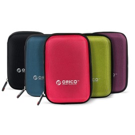 ORICO PHD-25 2.5-inch Hard Disk Storage Case, Portable Hard Drive Protective Case, SSD Body/Cable, Small Storage, Scratch-Resistant, Dustproof, Shockproof, 2.5-inch SSD Storage Case, 5-Piece Set