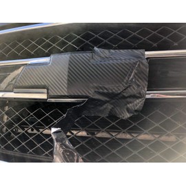 LZLRUN Bowtie Logo Wrap Sticker for Chevy Carbon Fiber Cut-Your-Own Emblem Overlay DIY Decal 4PCS