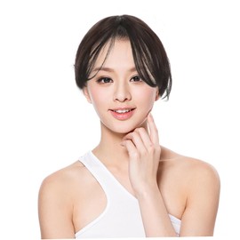 Healeved Synthetic Hair Topper for Thinning Hair Women Clip Lightweight Hairpiece for Volume Boost Brown Black Easy Daily Use