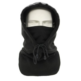 GG ST Balaclava Face Mask,Cover Winter Fleece Thermal Neck Warmer Hood Windproof Cycling Motorcycle Bike Snood Hat for Men & Women Ski Mask Black