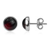 Ian and Valeri Co. Cherry Amber Sterling Silver Round Stud