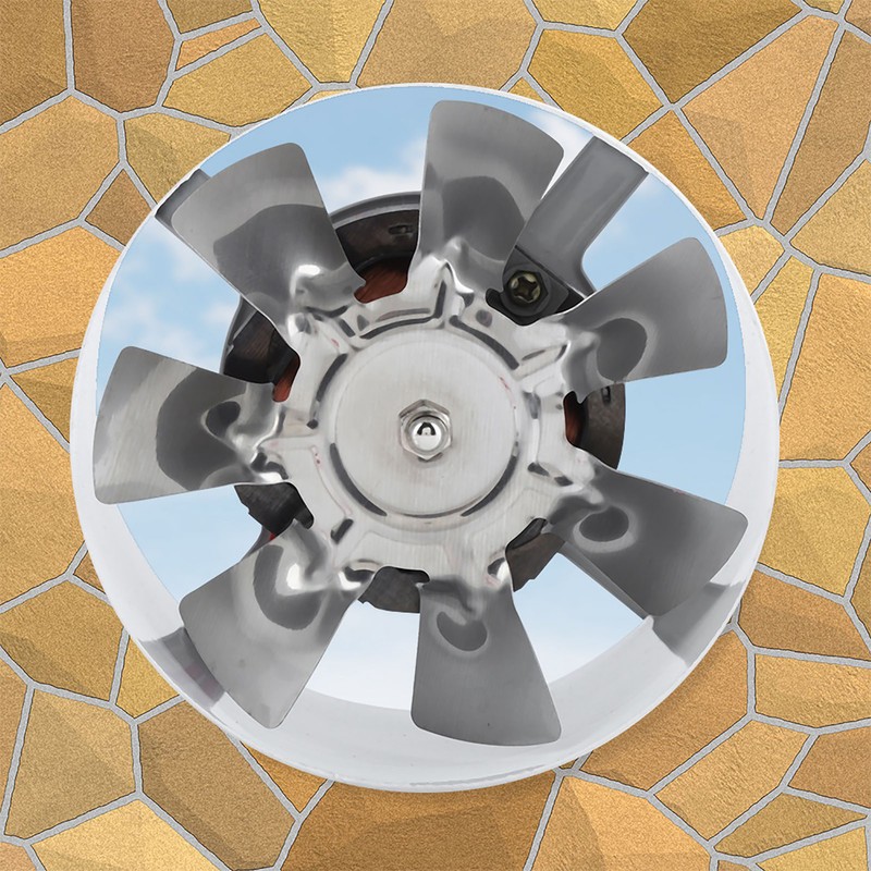 25W Wall Mounted Exhaust Fan Low Noise Home Bathroom Kitchen