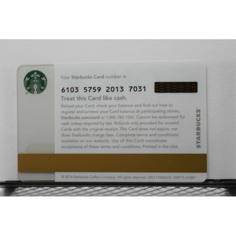 Starbucks 2014 Congratulation