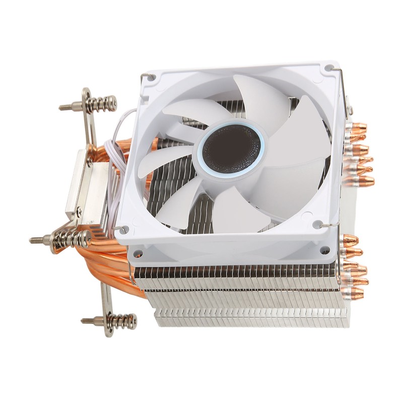 9CM CPU Cooler 6 Copper Heat Pipes Colorful Lighting Effects