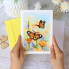 KingKraft Butterfly Card