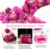 Goofoo Dried Gomphrena Globosa Buds Flower Herbal Loose Leaf Tea,