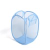Foldable Pop Up Mesh Washing Laundry Basket Bag Bin Hamper
