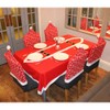 Christmas Dining Chair Covers Set - Stretchable Felt Chair Covers