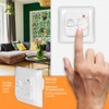 Mi-Heat MST1 Flush-Mounted Room Thermostat with Floor Sensor, White, Thermostat