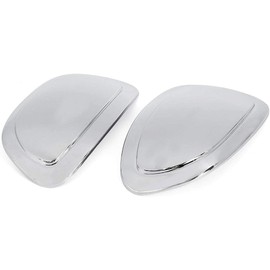 ALP Triple Chrome Plated 2pcs Half Mirror+Handle Cover Overlay Trim Compatible with 99-06 Silverado Sierra 1500 2500 3500 Tahoe Suburban Yukon XL