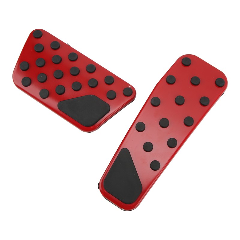 2PCS Accelerator Brake Pedals Anti Slip Foot Rest Plate Replacement