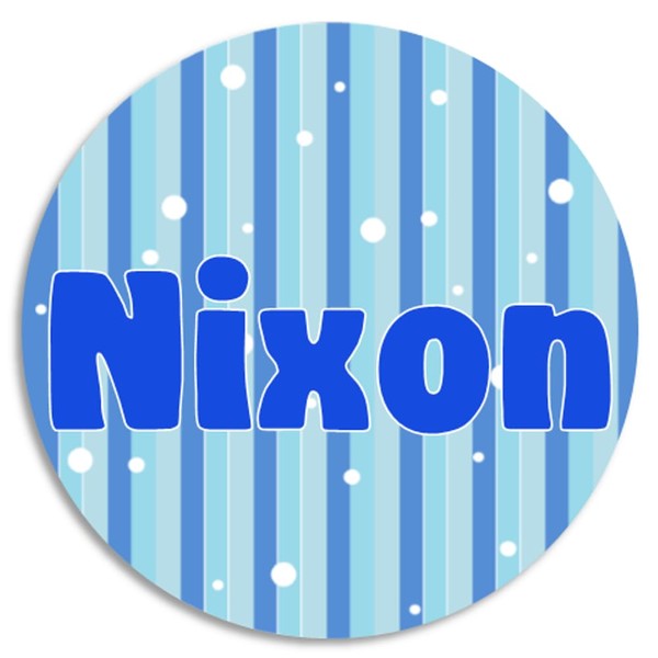 Nixon - 10 Pack Circle Stickers 3 Inch - Water
