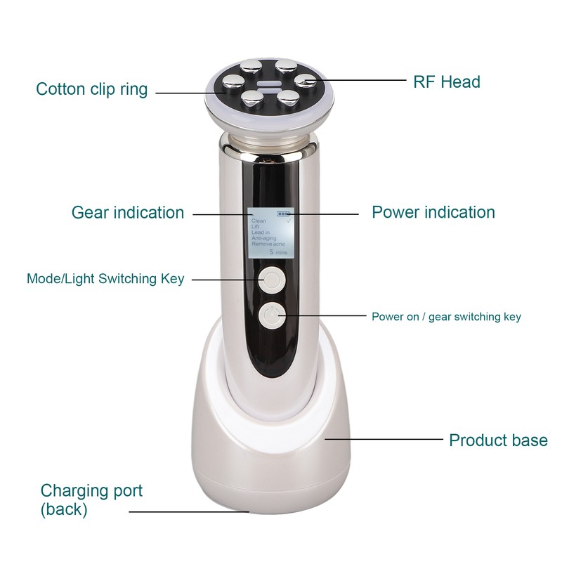 Radio Frequency Facial Machine Skin Lifting Toning Wrinkle Removal Hot