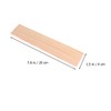 Exceart 10pcs Rectangle Wood Boards Unfinished Wood Boards Sheets Carving