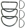 Metal D Rings 32mm Nickel Plated Split D Ring Curtain