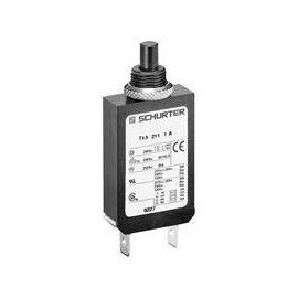 T13-211-2, Circuit Breaker, Thermal - 240/277 VAC 50/60Hz - 28VDC - Push Reset - 2A (2 Items)