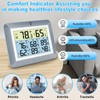 Urageuxy Weather Station Wireless Indoor Outdoor Thermometer with 3 Sensors,