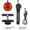 Smart Bike Tail Light Auto On/Off Rechargeable Ultra Bright IPX6