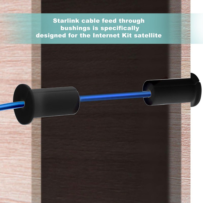 4 x Cable Management Set for Starlink, Wall Ducts for