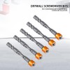 Hilitand 10 Pcs/Set Drywall Cutter Bits Screwdriver Bits PH2 Anti-Slip
