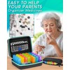 FRIWOLE Monthly Pill Organizer 2 Times a Day, with Weekly