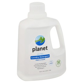 Planet Ultra Liquid Laundry Detergent, 100 Fluid-Ounce Bottles (Pack of 4)