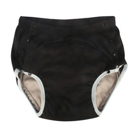 Adult Incontinence Pants for Leakage Cotton Breathable Reusable Urine Absorbing Underpants L Black