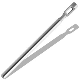 Vnjaoi Diamond Pedicure Cylinder Bit,Stainless Steel Foot Nail Drill Bit Pedicure Foot Calluses for Dead Skin Corns Callus Removal, Polishing Head for Nails Manicure Pedicures (3.0mm)