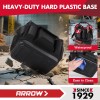 ARROW 12" Tool Tote Hard Base Electrician Tool Bag Open