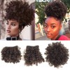 Allyreetress Afro Puff Drawstring Ponytail Extensions with 2 Bangs Pineapple