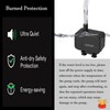 Carefree Fish 213/400/800GPH 9/22/45W Fountain Submersible Pump Adjustable Quiet Aquarium