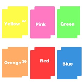 12 Pieces Colour Overlays for Dyslexia Reading Strips, Reading Tools for Dyslexia, ADHD and to Reduce Visual Stress (11.7 in x 8.3 in)