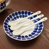 Btrquedo Tea Spoon Porcelain Espresso Spoons Set of 6, Ceramic