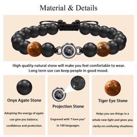 GBTBYS Happy 14th Birthday Bracelet for Boy, 14 Year Old Boys Birthday Gifts for Teens Boys Son Grandson Nephew Brother Friend