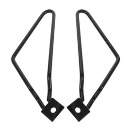 Keenso Motorcycle Saddle Bag Holder, Pack of 2 Motorcycle Saddle Bag Holder for XL883 / 1200 HD1450 / 1584 (Black)